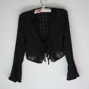 Black Sheer Nasty Gal Blouse